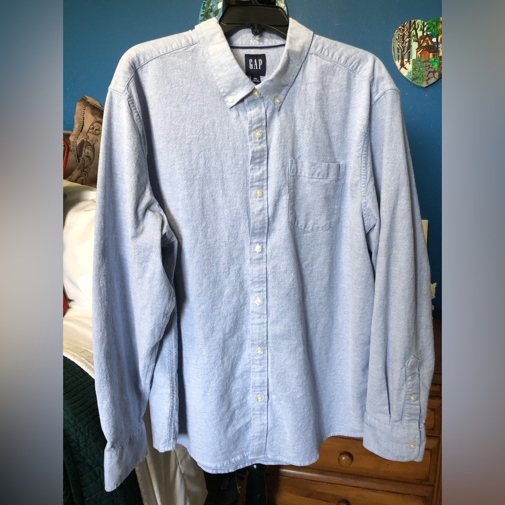 GAP Blue  Button Down Shirt XXL